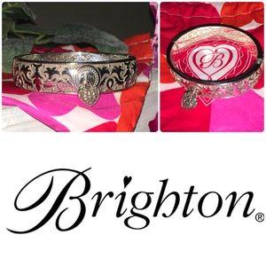 Brighton silver hinge bangle bracelet